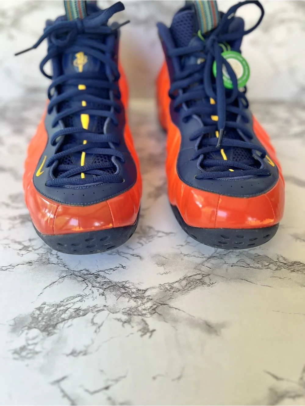 Nike Air Foamposite One Blue Void Rugged Orange Men’s Basketball Sneaker 13